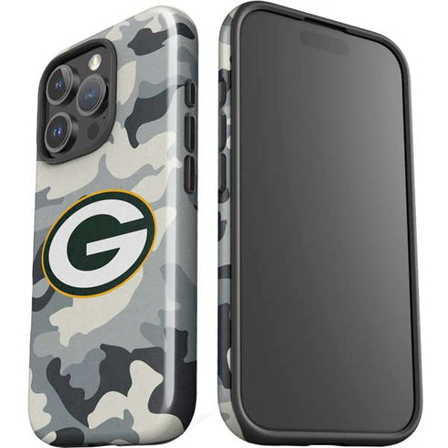 NFL Green Bay Packers Camo iPhone 16 Pro Impact Case